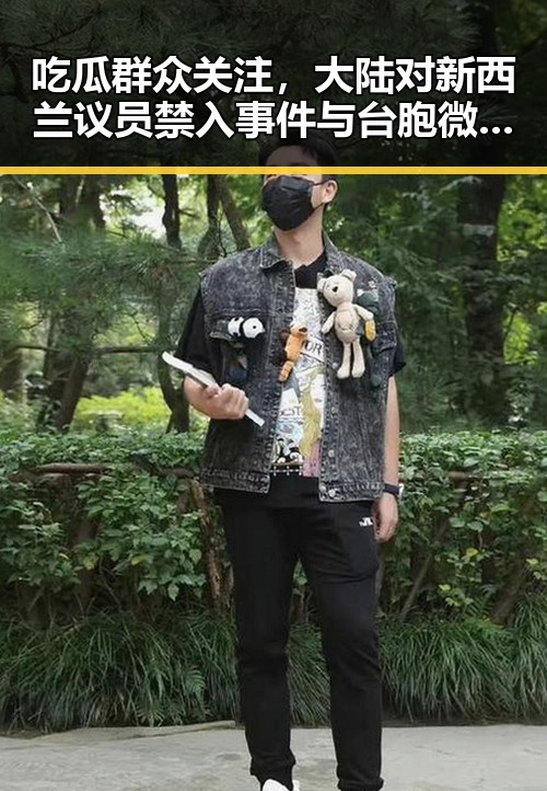吃瓜群众关注，大陆对新西兰议员禁入事件与台胞微短剧参与新渠道引发热议